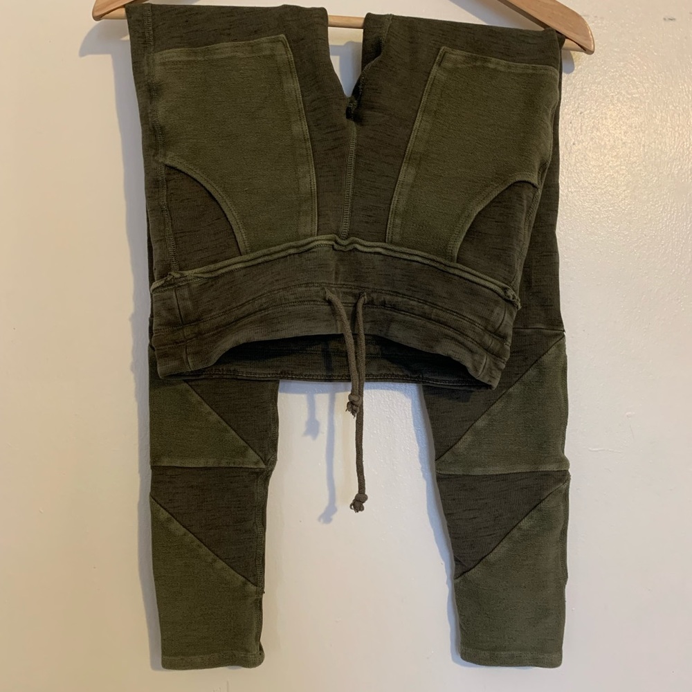 free people FP movement Kyoto leggings size xs olive green
